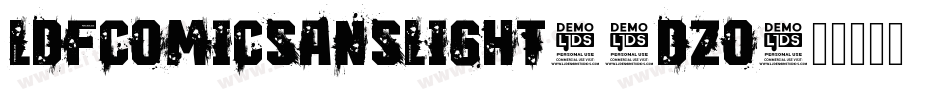Ldfcomicsanslight-6dZo字体转换