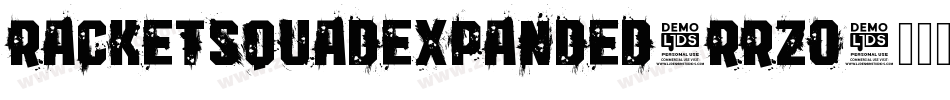 RacketSquadExpanded-RRZo字体转换