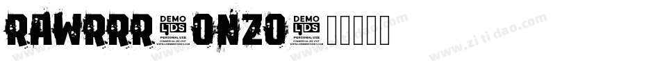Rawrrr-OnZo字体转换