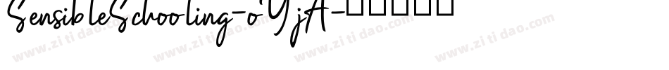 SensibleSchooling-oYjA字体转换