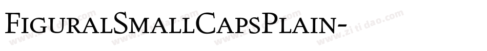 FiguralSmallCapsPlain字体转换
