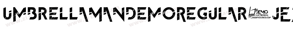 UmbrellaManDemoRegular-jEZ7j字体转换
