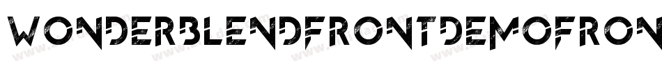 WonderblendFrontDemoFront-YzXE2字体转换
