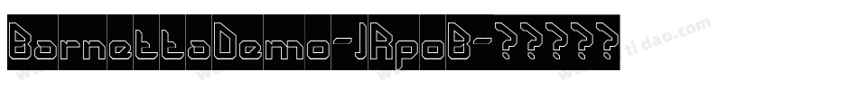 BarnettaDemo-JRpoB字体转换