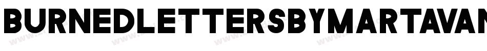 BurnedLettersByMartaVanEck-j7M9字体转换 BurnedLettersByMartaVanEck-j7M9字体转换
