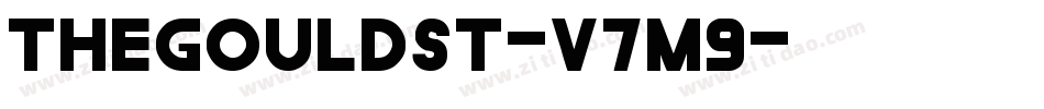 TheGouldSt-v7m9字体转换 TheGouldSt-v7m9字体转换