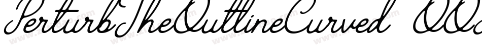 PerturbTheOutlineCurved-OOP4字体转换