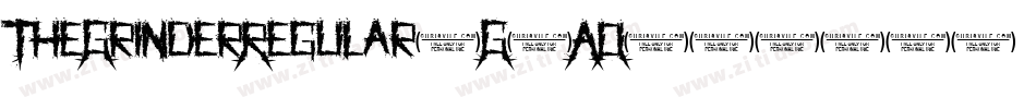 TheGrinderRegular-G1AO字体转换