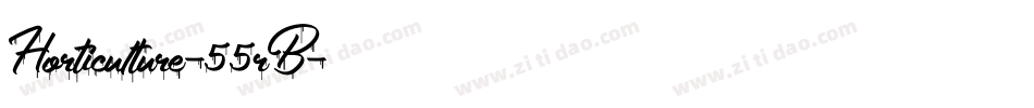 Horticulture-55rB字体转换