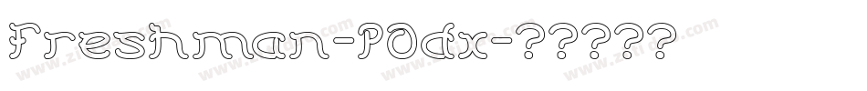 Freshman-POdx字体转换