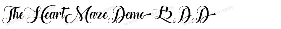 TheHeartMazeDemo-L5DD字体转换
