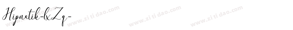 Hipnotik-lxZq字体转换