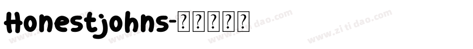 Honestjohns字体转换