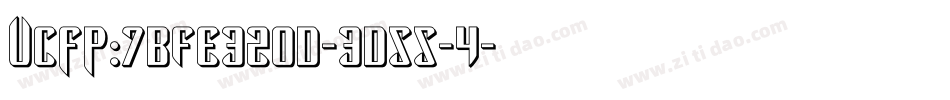 UCFP:7bfe320d-3d55-4字体转换