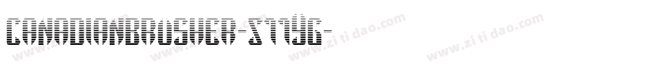 Canadianbrusher-511YG字体转换