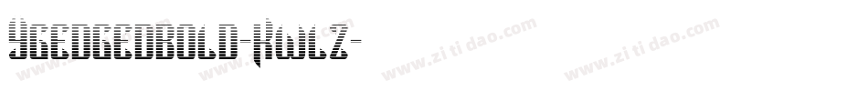 YgEdgedBold-KwlZ字体转换