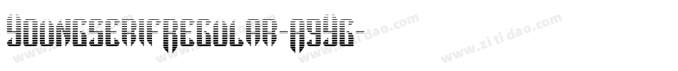 YoungserifRegular-A9Yg字体转换