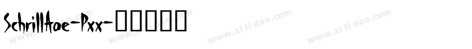 SchrillAoe-Pxx字体转换