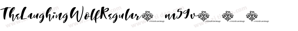TheLaughingWolfRegular-m59v字体转换