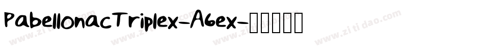 PabellonacTriplex-A6ex字体转换