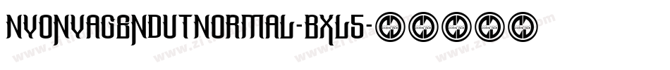 NyonyaGendutNormal-BXl5字体转换