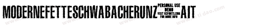 ModerneFetteSchwabacherUnz1aItalic-MOjv字体转换