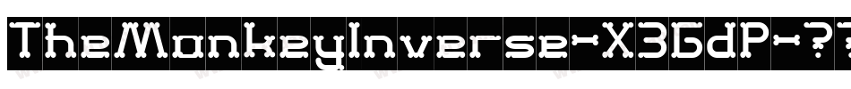 TheMonkeyInverse-X3GdP字体转换