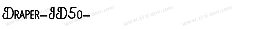 Draper-JD5o字体转换