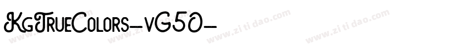 KgTrueColors-vG5O字体转换 KgTrueColors-vG5O字体转换