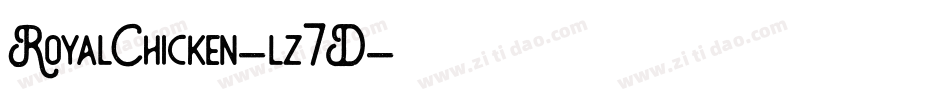 RoyalChicken-lz7D字体转换