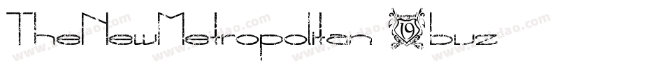 TheNewMetropolitan-9BvZ字体转换 TheNewMetropolitan-9BvZ字体转换