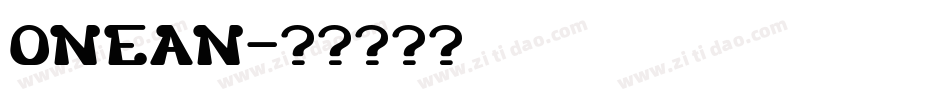 ONEAN字体转换