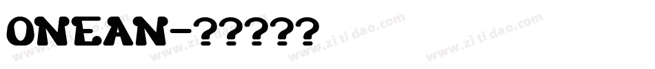 ONEAN字体转换