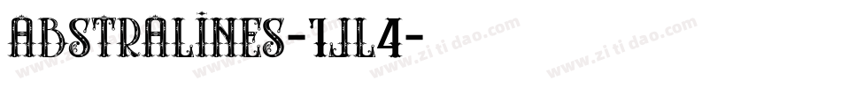 Abstralines-1jl4字体转换