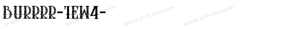 Burrrr-1Ew4字体转换