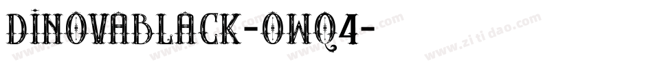 DinovaBlack-owq4字体转换