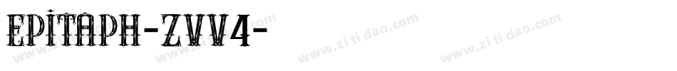Epitaph-zvV4字体转换