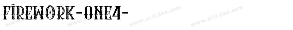 Firework-0nE4字体转换