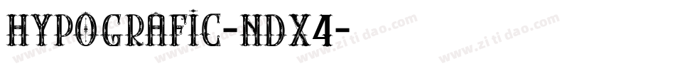 Hypografic-nDX4字体转换