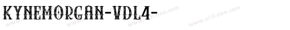 KyneMorgan-vdl4字体转换