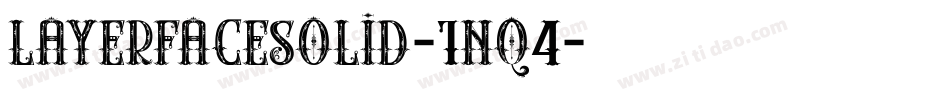 Layerfacesolid-1nq4字体转换