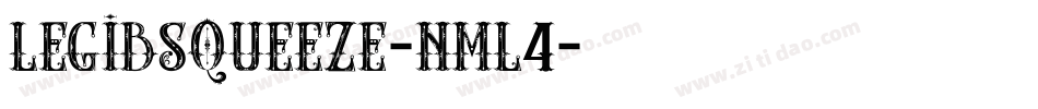 LegibSqueeze-nmL4字体转换