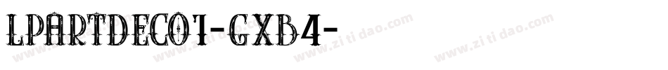 Lpartdeco1-gXB4字体转换