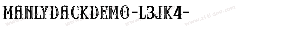 ManlyDackDemo-L3JK4字体转换