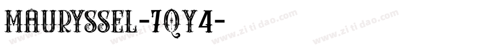 Mauryssel-7qY4字体转换