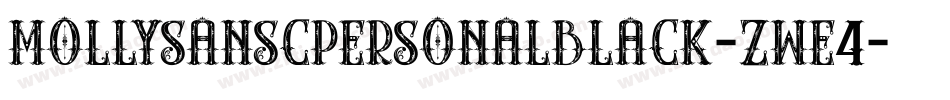 MollysanscpersonalBlack-zWE4字体转换