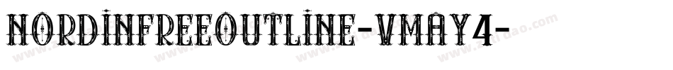 NordinfreeOutline-vmAY4字体转换