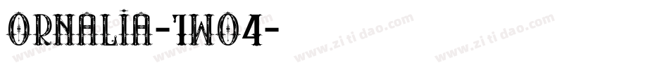 Ornalia-1Wo4字体转换