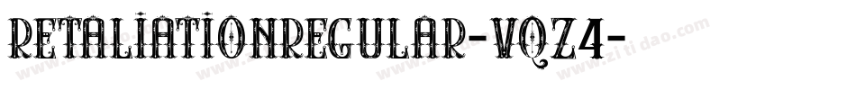RetaliationRegular-vqZ4字体转换