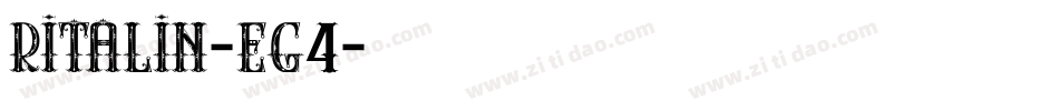 Ritalin-Eg4字体转换